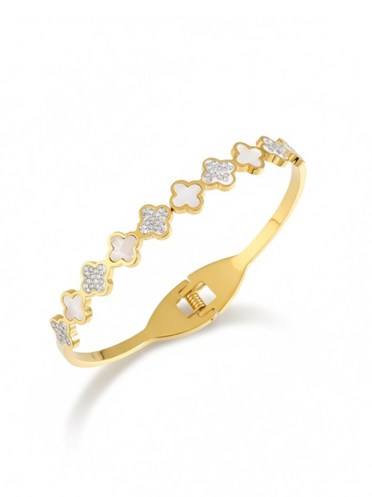 CLOVER HALO BANGLE