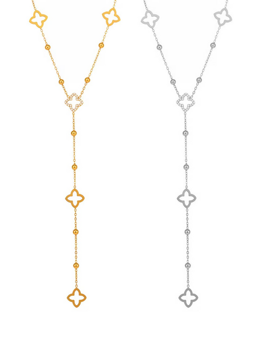 CLOVIELLE LARIAT NECKLACE