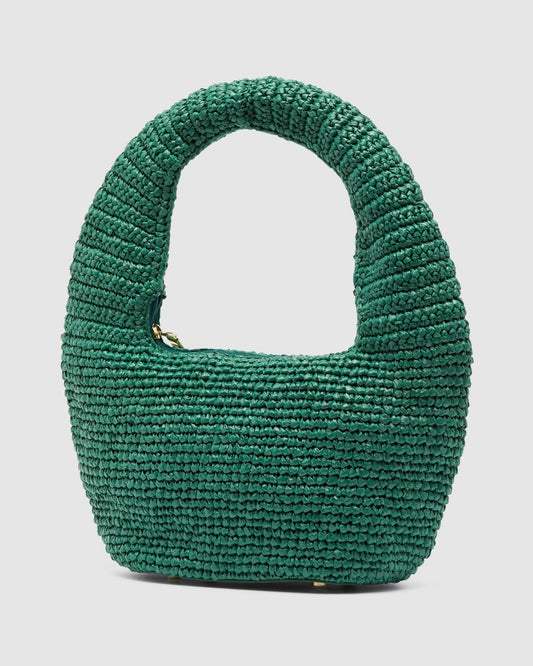 Nina Raffia Shoulder Bag