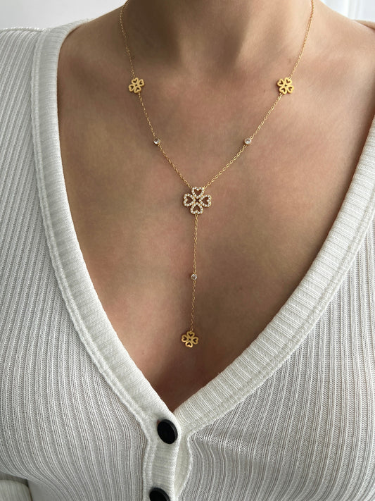 STELLORA LARIAT NECKLACE