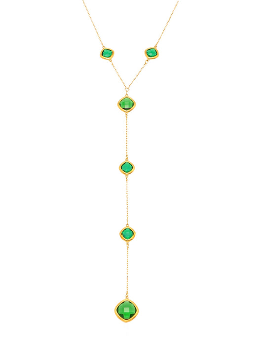 OLIVRA LARIAT NECKLACE