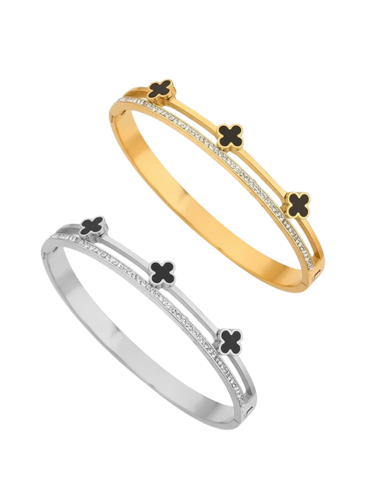 SHADOW CLOVER BANGLE