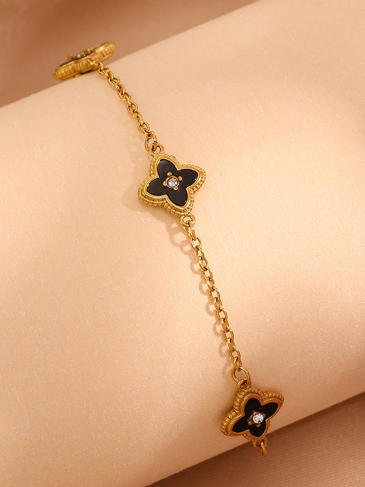 BLACK PETITE LUCK BRACELET